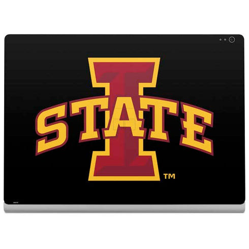 Iowa State University Primary Logo Black Surface Book 2 13.5in Skin